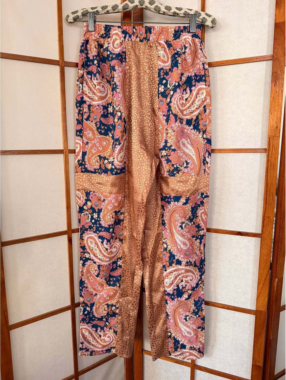 Paisley Satin Pants